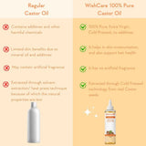Wishcare 100% Pure Cold Pressed & Natural Hair & Skin Oil with Castor (200ml)