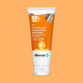 The Derma Co 1% Hyaluronic Long Lasting Sunscreen SPF 50 & PA++++ 50 g Zero White Cast