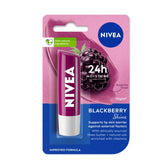 Nivea Lip Balm, Black Berry Shine, 4.8G,Purple