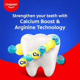 Colgate Strong Teeth Toothpaste, 500g, India’s No: 1 Toothpaste Brand, Calcium-boost Tooth Paste for 2X Stronger Teeth, Whitens Teeth, Fresh Breath & Prevents Cavities (Combo Pack Offer)