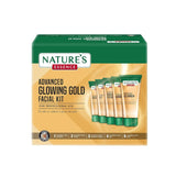 NATURES ESSENCE Advanced Glowing Gold Facial Kit, 250 gm
