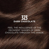 L'Oréal Paris Semi-Permanent Hair Colour, Ammonia-Free Formula & Honey-Infused Conditioner, Glossy Finish, Casting Crème Gloss, Sonam's Dark Chocolate 323, 87.5+72ml.