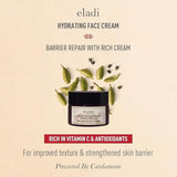 Kama Ayurveda Eladi Hydrating Ayurvedic Face Cream with Pure Essential Oils of Rose and Jasmine 25g Expiry 02/26