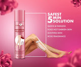 Urban yog Hair Removal Cream Spray for Women | Painless Body Hair Removal Spray for legs, hands, underarm & back Pink (200 ML)