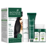 Biotique Herbcolor Hair Color 1N - Natural Black (50gm+110ml)