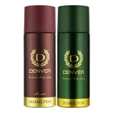 Denver Deo Combo, Hamilton and Honour, 165ml (Pack of 2)