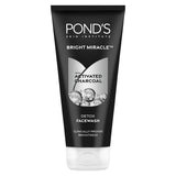 POND'S Bright Miracle Detox Facewash | 10X Power of Activated Charcoal| For Deep Cleaned Skin | Reveals Glow, Pollution Clear Face Wash, 200gm