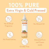 WishCare - WishCare Premium Cold Pressed Castor Oil (200ml) - Looknstyle