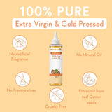 WishCare Premium Cold Pressed Castor Oil (200ml)