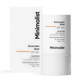 Minimalist Spf 50 Sunscreen Stick With Adenosine, Rice Bran Oil & Vitamin E, Broad Spectrum Pa++++ | For Women & Men | 20Gm All Skin Type
