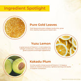 Lotus Herbals WhiteGlow Vit C and Gold Radiance Face Serum | Reduces Dark Spots | Enriched with & Gold | Smoothens Skin | Boosts Radiance | Paraben-Free | 30ml