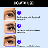 Blue Heaven Brow Perfect Eyebrow Pencil Enhancer, Ash Grey, 0.30gm