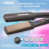 Nova NHS 860 Hair Straightener (Black)