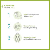 Bioderma Sébium H2O Purifying Micellar Cleansing Water and Makeup Removing Solution for Combination to Oily Skin 250 ml