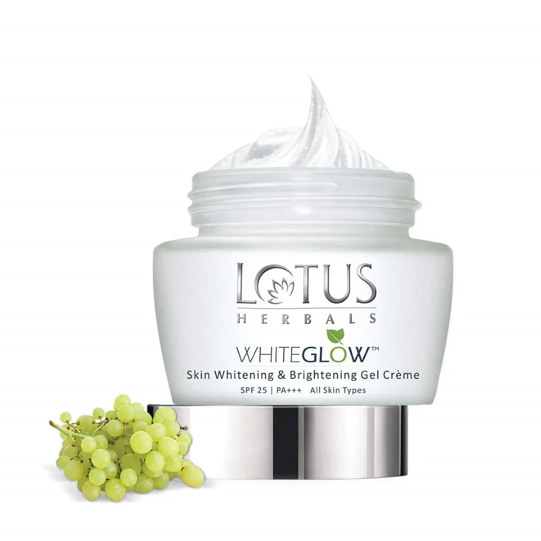 Lotus Herbals WhiteGlow Skin Gel Face Cream with SPF-25, 60g