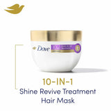 Dove 10 in 1 Shine Revive Treatment Hair Mask (300ml)