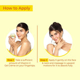 Lotus Herbals WhiteGlow Vitamin C Gel Crème | Reduces Dark Spots | Unique Gel + Crème Formula | 100x More Vitamin C | Boosts Radiance | SPF 20 PA+++ | Paraben-Free | 50g