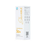 Skinnable Sunscreen Gel SPF 30+, 50 g | Abbott’s Skincare | Non Comedogenic | Paraben Free |For Women & Men