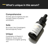 Minimalist 16% Vitamin C Face Serum (Advanced) With Vit E, & Ferulic Acid For Glowing Skin | Advanced Brightening Formula With Power of Vit C & E, Ferulic Acid & Fullerenes | 20ml