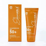 Skinnable Sunscreen Gel SPF 50+, 50 g | Abbott’s Skincare Non Comedogenic | Paraben Free |For Women & Men