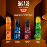 Engage Deo Combo 2 Intrigue for Her 150ml & 1 Spirit for Her 150ml Deodorant Spray - For Women (450 ml, Pack of 3)