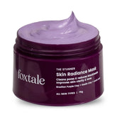 ftradmask - Foxtale De - Tan Skin Radiance Mask, With Lactic Acid, Brazilian Purple Clay & Kaolin Clay (75g) - Looknstyle