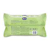 Chicco Baby Moments Soft Cleansing Baby Wipes, Ideal for Nappy, Face and Hand, Dermatologically Tested, Paraben Free, Fliptop Pack (72 Sheets), White