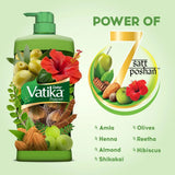 Dabur Vatika Health Shampoo - 1L | For Smooth, Shiny & Nourished Hair | For All Hair Types | Goodness of Henna & Amla