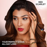 renee everstay -02 red scarlet - RENEE Everstay Matte Lipstick - Red Scarlet, Long Stay, Hydrating & Non - Drying, Smudge & Transfer Proof, Lightweight, Intense Pigment, Full Coverage, Vitamin E Infused, for All Occasions, 4.2g - Looknstyle