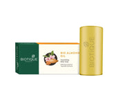 Biotique Almond Oil Nourishing Bathing Bar| Ayurvedic and Organically Pure| Maintains Skin’s Natural pH |100% Botanical Extracts| Suitable for All Skin Types | 150gm