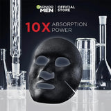 Garnier Men Acno Fight XL Tissue Mask Men, 5X Salicylic Acid and Charcoal Powder, Fight Pimple causing Germs in 5 min, Suitable for all Skin types, 22g