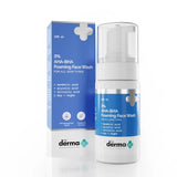 The Derma Co 3% AHA+BHA Foaming Daily Face Wash 100ml Controls Acne | Gently Exfoliates