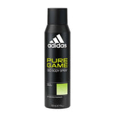 as2 - Adidas Pure Game Unscented Deo Body Spray For Men - 150Ml, 1 Count - Looknstyle
