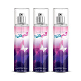 Layer'r Wottagirl Body Splash Spray Amber Kiss, For Women-135ml (Pack of 3)
