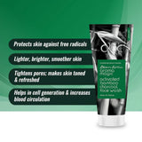 Aroma magic activated bamboo charcoal face wash 100ml