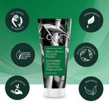 Aroma magic activated bamboo charcoal face wash 100ml