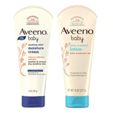 Aveeno Baby Soothing Relief Moisture Cream & Baby Daily Moisture Lotion Combo (227g+227g)