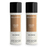 blvtwod - Bella Vita Luxury Oud White No Gas Body Spray Deodorant Parfum For Men 150ml (Pack of 2) - Looknstyle