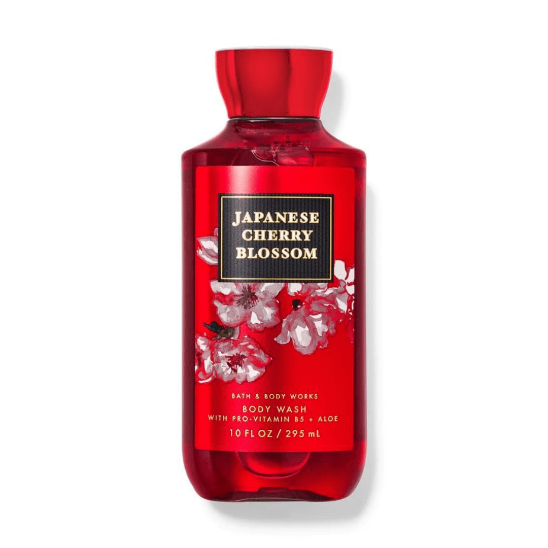 bath &body japees charry blossam - Bath & Body Works Japanese Cherry Blossom Body Wash - 295ml - Looknstyle