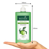bioaplfsmp - Biotique Bio Green Apple Fresh Purifying Shampoo and Conditioner for Oily Scalp and Hair, 650m - Looknstyle