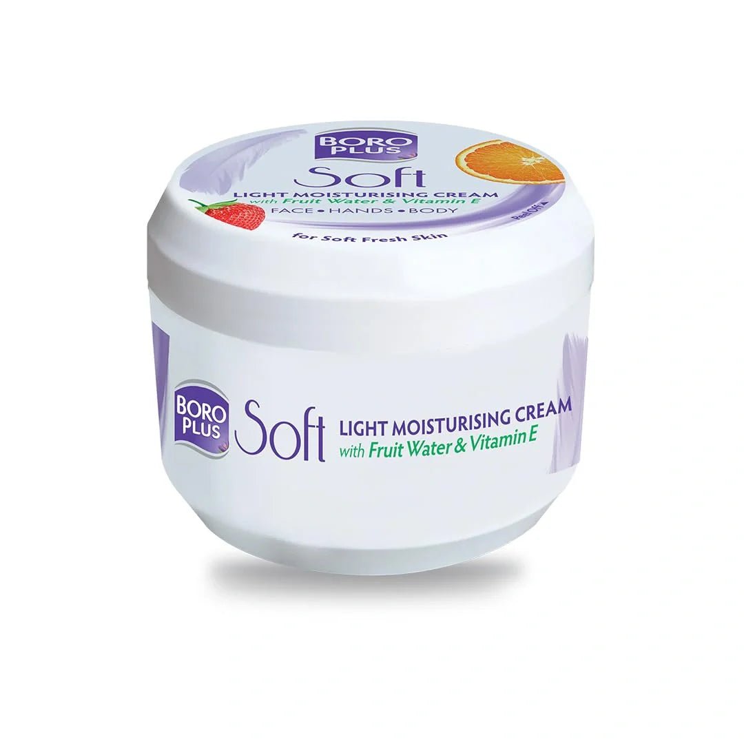 bpsftvrm - BoroPlus Soft Light Moisturising Cream | Light & Non - sticky | Provides 24 hour moisturisation|Ayurvedic Cream for all seasons |Hand Cream, Body Cream & Face Cream | Vitamin E (200ml) - Looknstyle