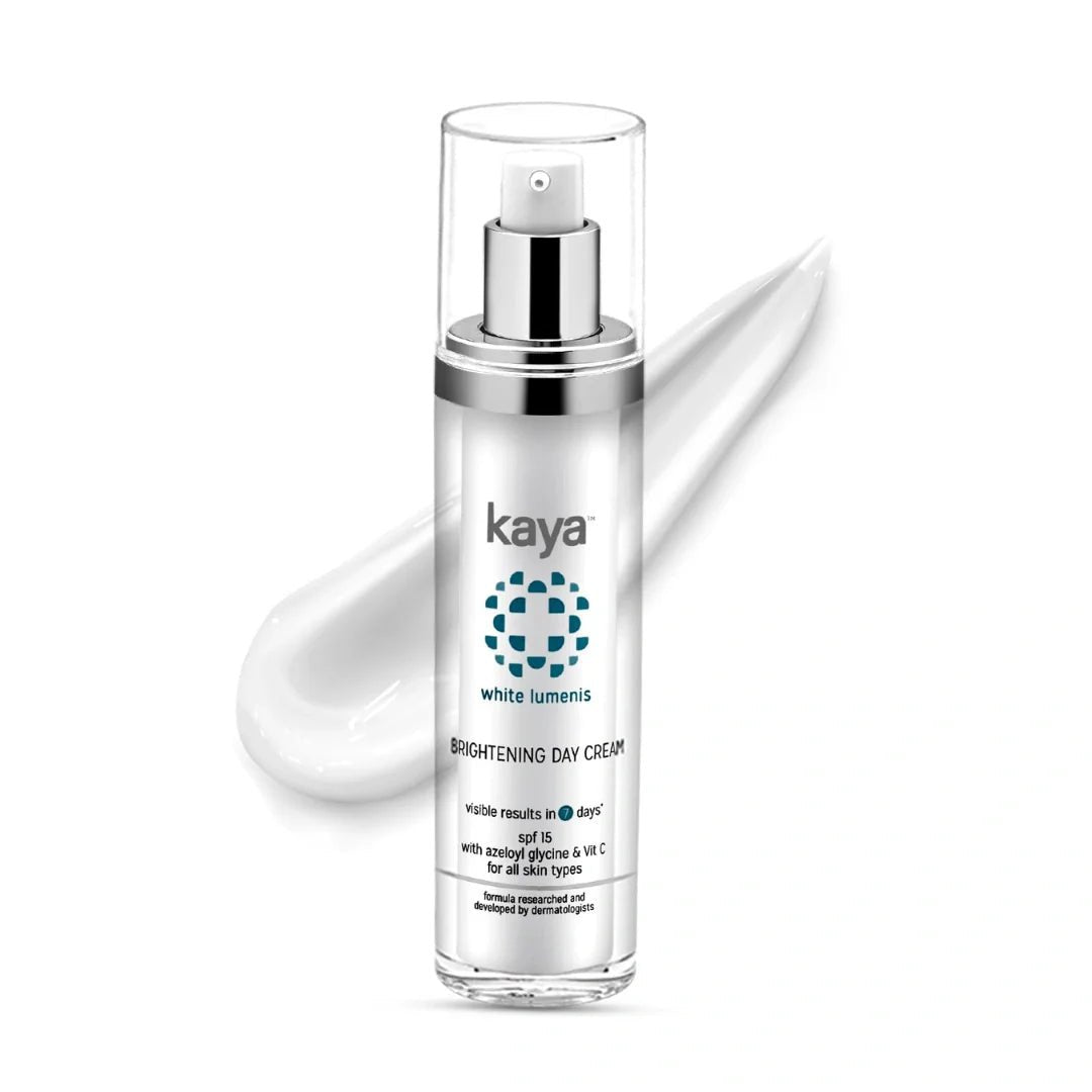K5 - Kaya Clinic Brightening Day Cream, 50ml with Vitamin C & Azelaic Acid, Daily Use Moisturizer, SPF15, Lightweight for All Skin Types - Looknstyle