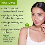 dksuncic - Dot & Key CICA Calming Mattifying Sunscreen SPF 50 PA++++ | For Oily Acne Prone & Sensitive Skin (50g) - Looknstyle