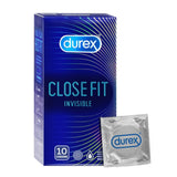 Durex Close Fit Invisible Condoms for Men - 10N | Ultra Thin Condom