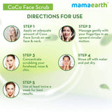 Mamaearth CoCo Face Scrub with Coffee & Cocoa for Rich Exfoliation (100g)
