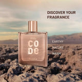 Wild Stone CODE Terra Eau De Parfum for Men, 100ml|Luxury Long Lasting Fragrance for Classy, Mature and Sleek Personality|Premium Perfume for Men