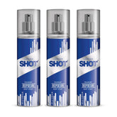 Layer'r Shot Deep Desire Deodorant Spray For Men | Long-Lasting Premium Fragrance -135ml (Pack of 3)