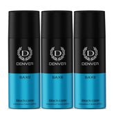 DENVER Saxe Deodorant 150ML(Pack of 3) | Long Lasting Deo for Men & Boys
