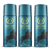 DENVER Phyton Sporting Club Deodorant -165ML | Long Lasting Deo for Men & Boys pack of 3