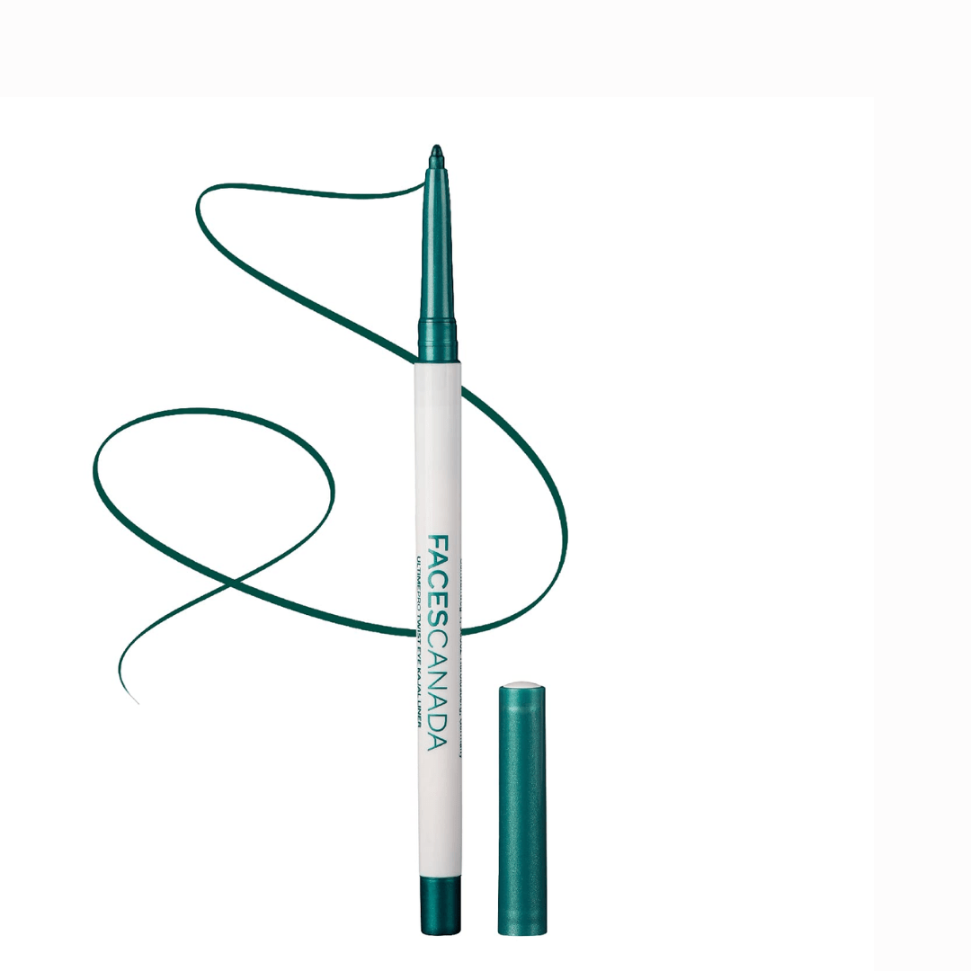 fckajal-3 - FACESCANADA Ultime Pro Twist Eye Metallic Kajal Liner stick - Green,0.35G|High Impact Intense Color In 1 Stroke|24Hr Long Stay|Matte Finish|Soft Texture|Waterproof&Smudgeproof|Made With Carnauba Wax - Looknstyle